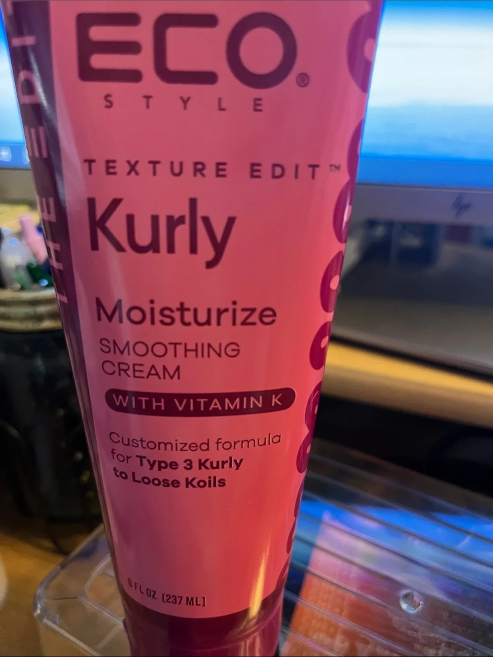 Kurly Moisturize Smoothing Cream - Red